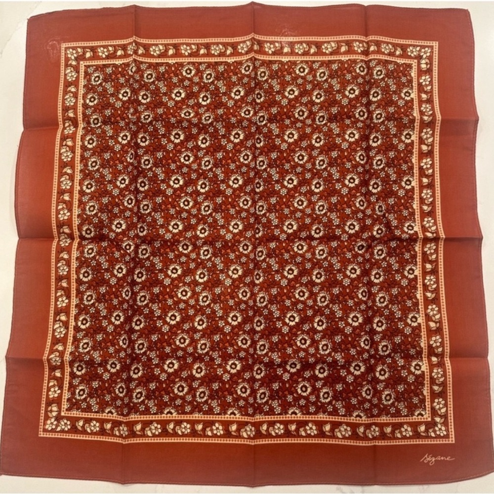 Sezane Scarf Red French Summer Spring